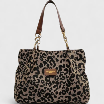 Valérie | Large Bag with Elegant Leopard print